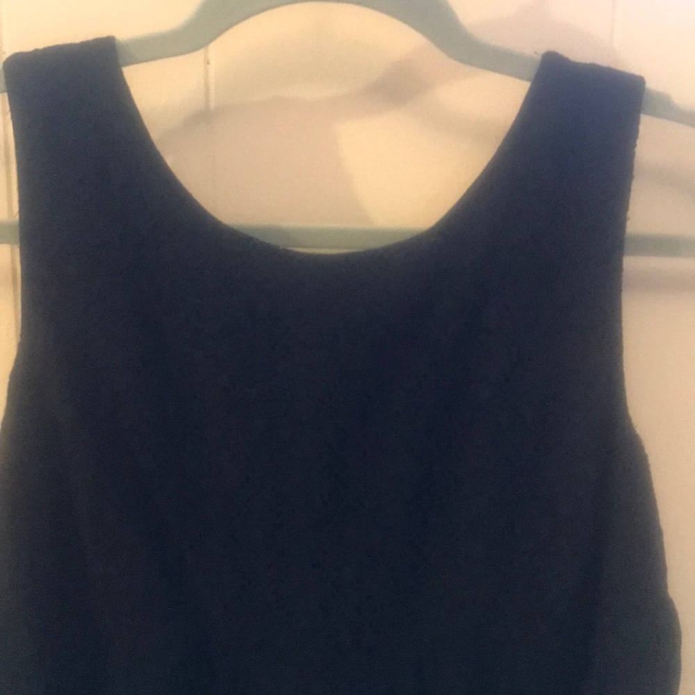 Cute babydoll dress.  Embroidery front & low back